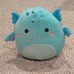 Blue Plush Cthulhu Squishmallow Theotto 8inch